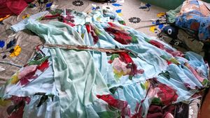 Flower Printed Women Grown