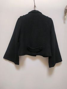 Crop Collared Overcoat