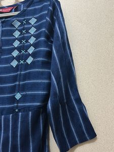 Raisin Blue Striped Tunic