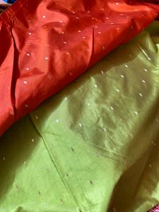 Green Semi Silk Saree
