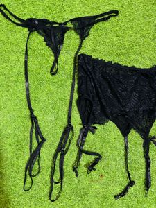 Stocking With. Garter Belt