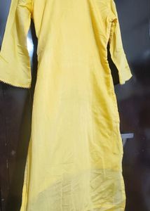 Yellow Sharara Suit With Dupatta 36 Bust