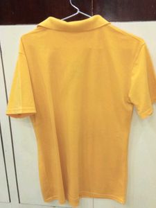yellow colour polo tshirt