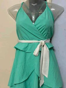 pinterest mini Green Tiered Dress