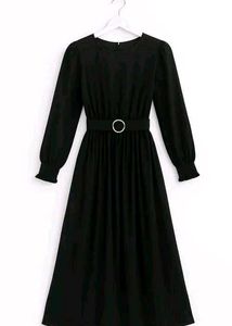 Elegant Black Long Maxi Gown