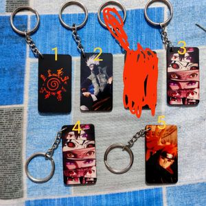 Anime Keychains Set Of 4