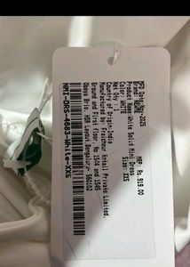 Newme - New with tag - White Mini Dress