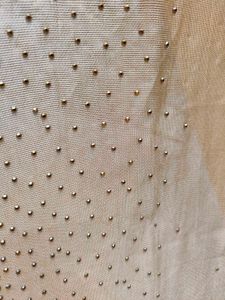 Golden Saree with Embellishments