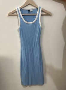 H&M Blue Bodycon Dress