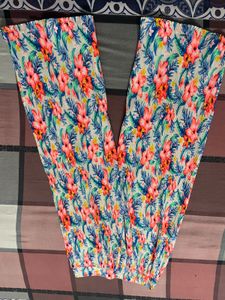 Floral Print Palazzo Pants