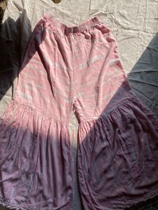 Pink Sharara Set