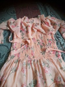 Cute Floral Girls Dress