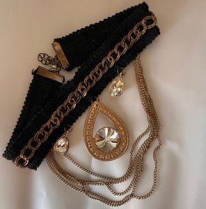 Black&amp;Gold Jewellery Combo