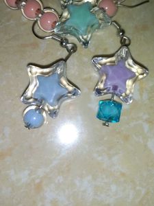 Star Charm Bracelet and Earring Set