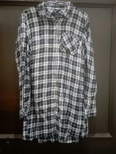 Black &amp; White Checkered Shirt