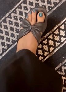 Black Bow wedges (Item 11)