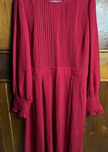 Elegant Red Maxi Dress