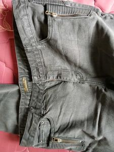 Stylish Gray Denim Jeans