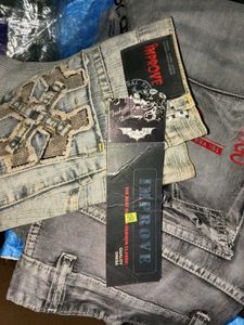 PATCHWORK BELL BOTTOM JEANS