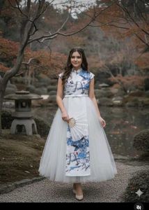 Elegant Girls' Party Gown