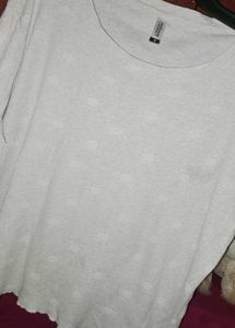 Yellow nd grey  Casual T-Shirt