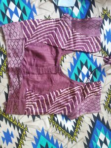 Printed Sarii With Blouse