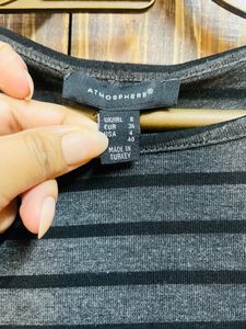 Grey And Black Tunic