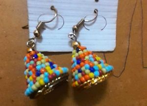 Pinteresty Style Multicolour Jhumka