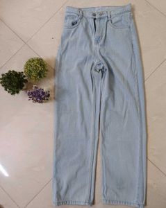 Light Wash Wide Leg Jeans