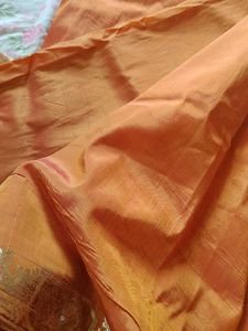 Silk Orange Saree