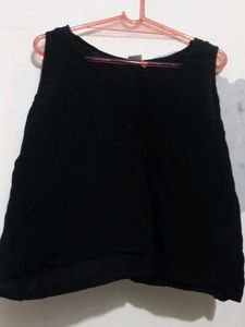 Black N Red Colour Long Shirt Typ With Inner