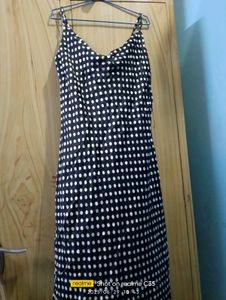 Wonderful Zara Dress With A Nice Quality Polka Dot