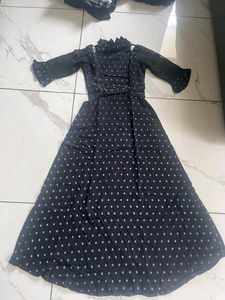 Polka Dot full lengthy Dress