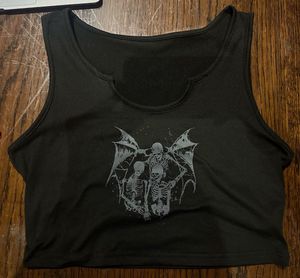 Skeleton Graphic Tank Top