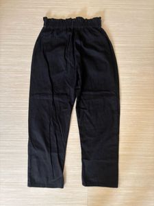 Zara Black Paperbag Waist Pants