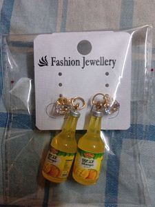 Earing In Bottle Shape