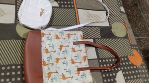 Combo Of Tote Bag And Sling Ba