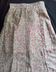 Floral Midi Skirt