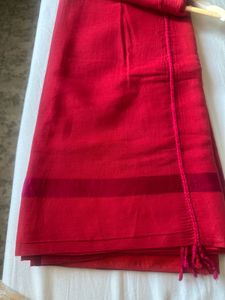 Raw Mango designer Red Saree
