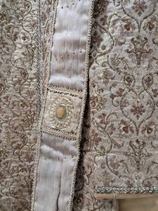 Embroidered Zari Sherwani Set