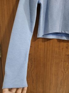 Pastel Blue Crop Top