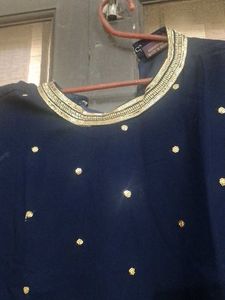 Elegant Navy Blue Kurta