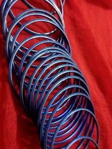 Blue Glass Bangles