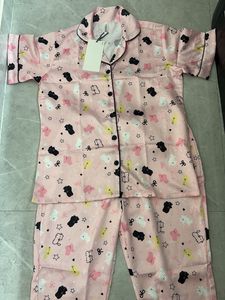 Pink Cartoon Pajama Set - New w/Tags