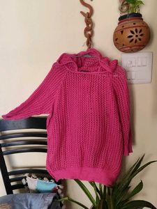 hoodie Knit Sweater