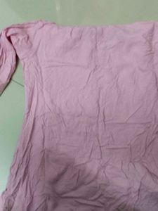 Embroidered Pink Kurta