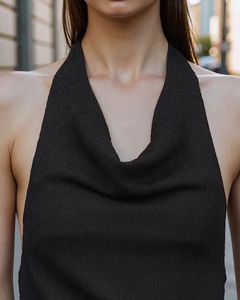 Black Halter Top shein brand new