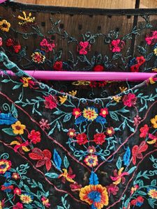 Embroidered Floral Top