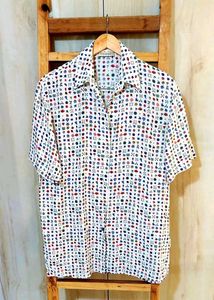Multicolour Cotton Shirt Size-42