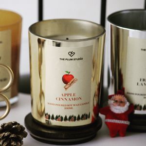 Scented Candle Jar 200ml - Apple Cinnamon